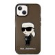 Karl Lagerfeld Ikonik Karl futrālis iPhone 14 Plus / 15 Plus - melns