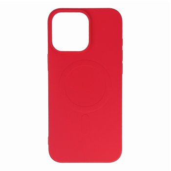 Liquid Silicone Case MagSafe for iPhone 16 Pro Max, Red