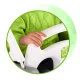 Ricokids 3in1 bērnu kausveida šūpoles Zilonītis, pelēki zaļas