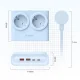Удлинитель Orico PDC25 25W 6в1 2x AC + 2x USB-A + 2x USB-C, синий