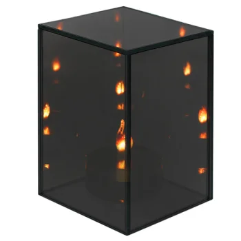 Spoguļa LED lukturis Zortiva 3D, 10 x 10 x 15 cm, ar baterijām