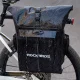 Rockbros velosomas un mugursomas hibrīds 18l, ūdensizturīgs, melns