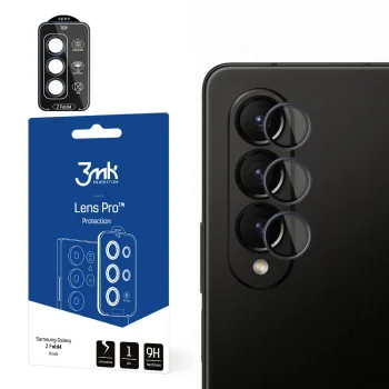 3mk Lens Protection Pro kameras aizsargstikls Samsung Galaxy Z Fold 4 Melns