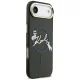 Karl Lagerfeld vāciņš iPhone Air IML Choupettes Karl Script Logo MagSafe, melns