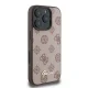 Guess Peony Script MagSafe futrālis iPhone 16 Pro Max - brūns | case for brown