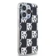 DKNY iPhone 15 Pro Max чехол IML Checkered Mono Pattern, черный