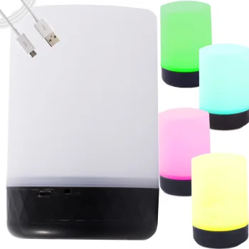 Светодиодный ночник LED RGB с USB, 2 режима, 8 цветов