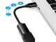 Переходник USB-C на USB-A 3.0 OTG для телефона, прочный, черный