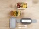 Lunchbox with Compartments and Cutlery, 1400 ml