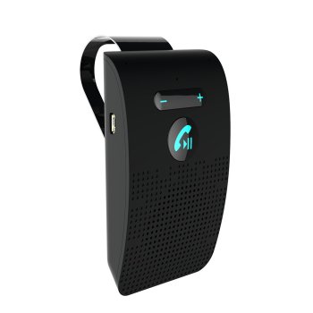 SP09 Automašīnas Brīvroku Audio Ierīce, Melna | Bluetooth Car Freehand Audio Kit BK-100 with Adapter and Cable