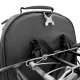 Wozinsky velosomas mugursoma 2-in-1 bagāžniekam, 40l, melna