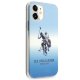 U.S. Polo Assn. iPhone 12 mini Case Gradient Pattern, Blue