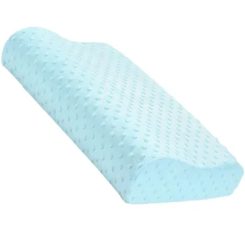 Orthopedic Contour Memory Foam Pillow, Blue