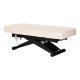 Electric SPA Beauty Bed Sillon Siesta, cream with black base
