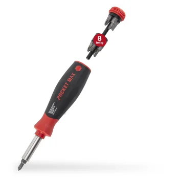Wiha screwdriver with bit magazine PocketMax magnetic 45292, 9 pieces