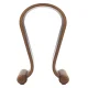 Maclean MC-815W Wooden Headphone Stand, Walnut