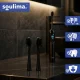 Насадки для звуковой зубной щетки Soulima X800 2 шт. Soft и Medium, черные