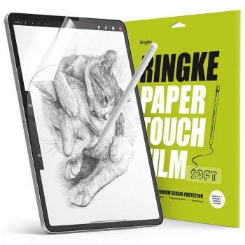 Apple iPad Pro 11 ( 2020, 2021 ) Ringke Paper-Like Screen Protector Foil 2x, Transparent | Ekrāna Aizsargplēve 2 gab.
