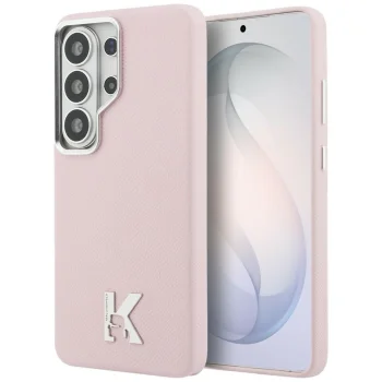 Karl Lagerfeld K Metal Logo MagSafe vāciņš Samsung Galaxy S26 Ultra, rozā