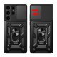 Samsung Galaxy S24 Ultra (SM-S928) Armor Guard TPU Hybrid Camshield Case Cover, Black | Telefona Vāciņš Maciņš...
