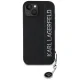 Karl Lagerfeld iPhone 15 / 14 / 13 Case Saffiano Rhinestones & Charm, Black