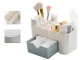 Cosmetics and Jewelry Organizer with Drawer, Grey