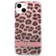 Apple iPhone 13 mini 5.4\'\' Guess Leopard Case Cover (GUHCP13SHSLEOP), Pink | Чехол Кейс Бампер...