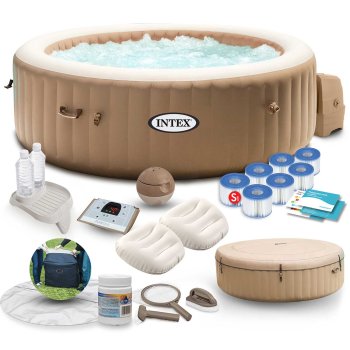 Piepūšamais SPA ar hidromasāžu 4 personām, komplekts Intex 28426