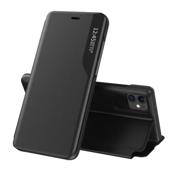 Чехол-книжка для iPhone 13 Pro Max Eco Leather View Case с подставкой, черный