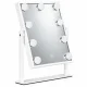 ModernHome kosmētikas spogulis ar LED apgaismojumu 25x30 cm, 9 spuldzes, 3 gaismas toņi