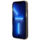 Guess Liquid Glitter Palm vāciņš iPhone 14 Plus modelim Melns