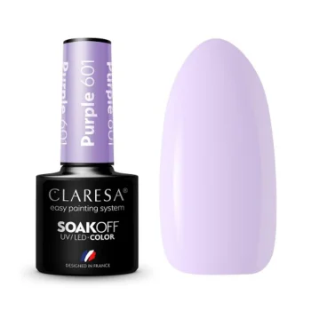 Claresa Purple 601 hibrīda nagu laka, 5g