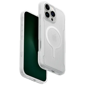 Uniq iPhone 16 Pro Max vāciņš Combat Active Magclick Charging, balts