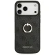 Чехол Guess 4G Ring Stand для iPhone 17 Pro Max - черный