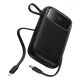 Baseus Qpow2 20000mAh 22.5W внешний аккумулятор с двумя кабелями и цифровым...