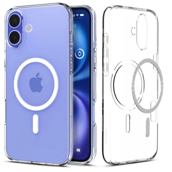 Чехол Spigen Liquid Crystal Mag для iPhone 16, Прозрачный