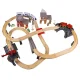 Koka dzelzceļš - vilciens Kruzzel 22754 | Wooden Railway Train