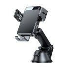 Joyroom JR-ZS219 Car Phone Holder Qi Induction Charger 15W for Dashboard + USB Type C Cable, Black | Automašīnas Telefona Turētājs ar Bezvadu Uzlādi