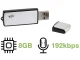Шпионский мини-диктофон в виде USB флешки 8 ГБ