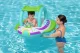 Bestway 34149 Kids Inflatable Swim Ring with Steering Wheel and Sunshade, 107x112 cm