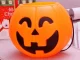 Halloween Pumpkin Candy Bucket, Large, Orange