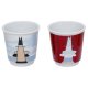 Bialetti MINI EXPRESS Set Magritte kafijas komplekts, sarkans