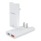 Choetech PD6011 65W GaN USB-C + USB-A lādētājs, Balts
