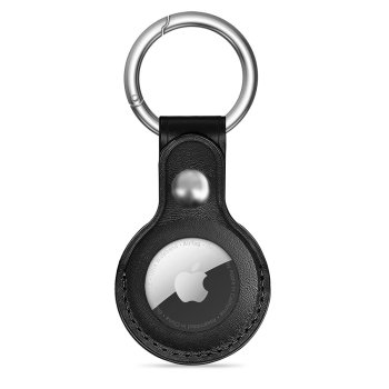 Tech-Protect NaturalFit maciņš Apple AirTag 1/2 - Melns