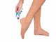 Elektriskā pēdu vīle Satin Foot, zila