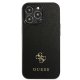 Чехол Guess Saffiano 4G Small Metal Logo для iPhone 13 Pro / 13, Черный