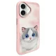 Nimmy Big Eyed Pet 2.0 Cat vāciņš Apple iPhone 16 - Rozā