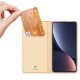 Xiaomi 13 Pro DUX DUCIS Skin Pro Auto-absorbed Leather Cell Phone Case Cover, Gold | Telefona Vāciņš Maciņš...