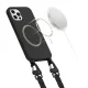 Чехол Tech-Protect MagNecklace MagSafe для iPhone 12 / 12 Pro, черный