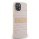 DKNY iPhone 15 / 14 / 13 Case Mono Stripe & Metal Logo, Pink